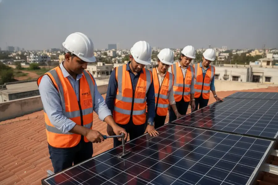 Rooftop Solar - Professional solar installation services Rooftop Solar - Solar service by Enersol